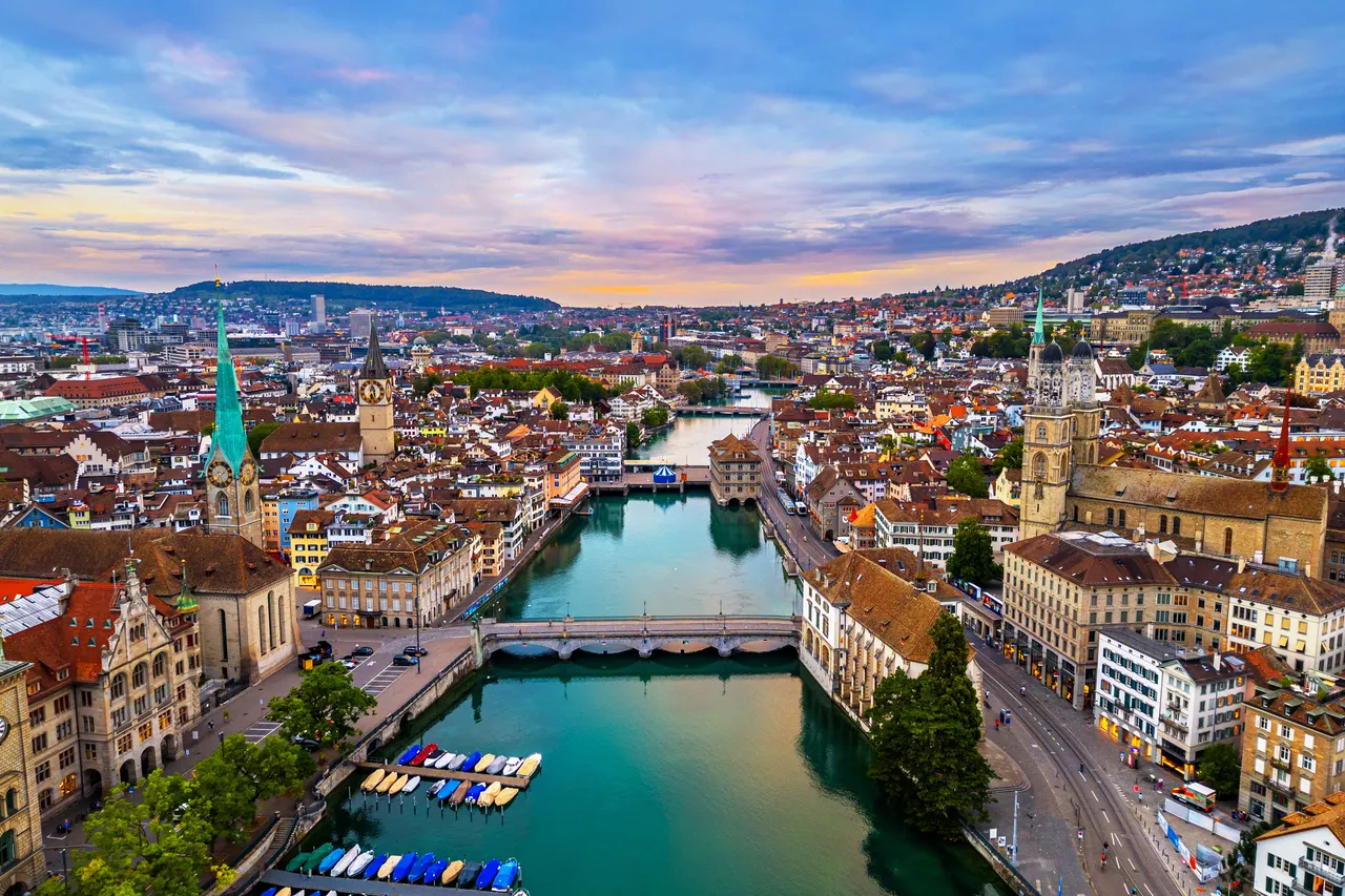 Zurich, Limmat river